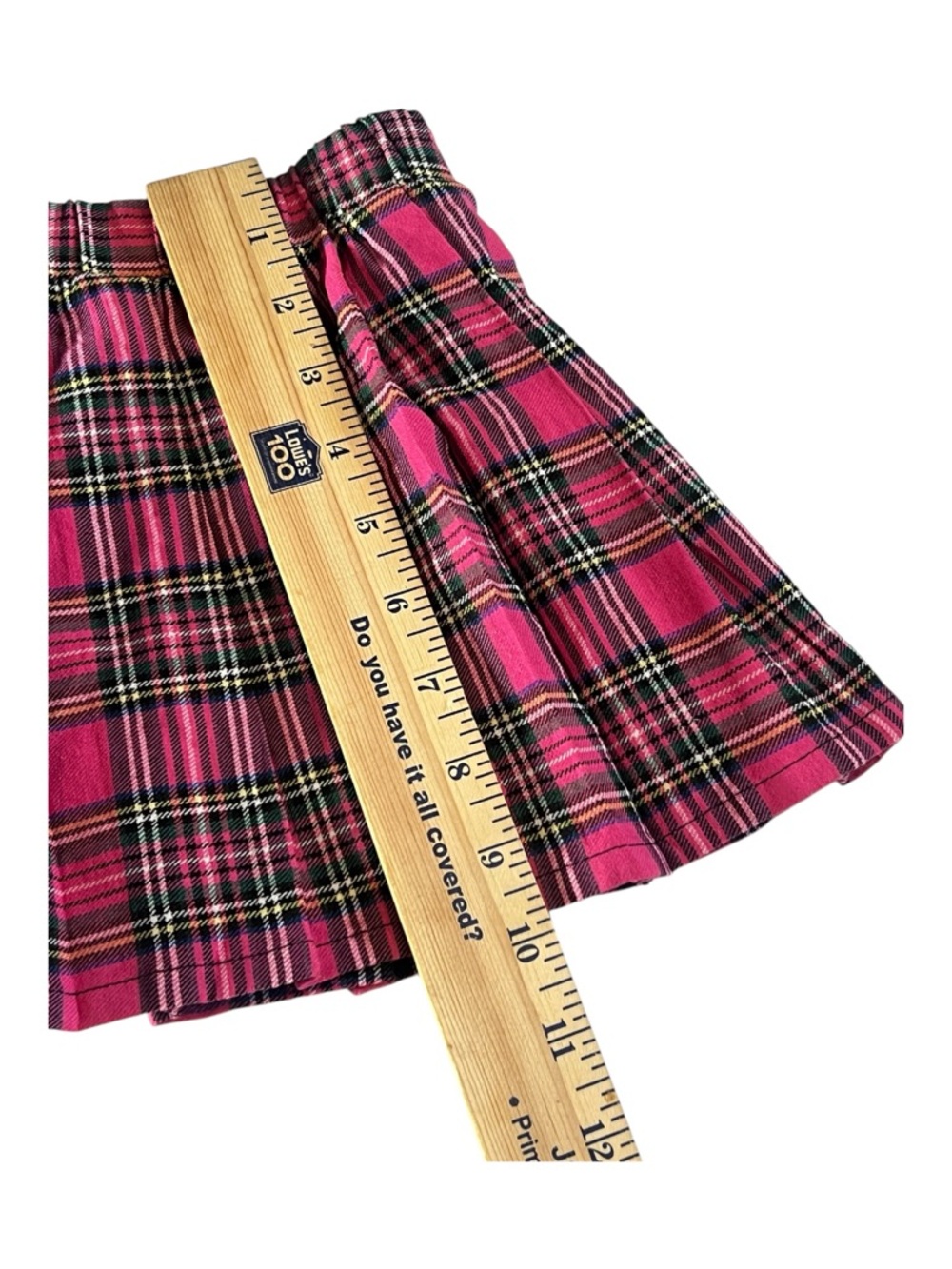Pink Plaid Pleated Schoolgirl Punk Grunge Micro Mini Skirt Cosplay - Picture 5 of 8